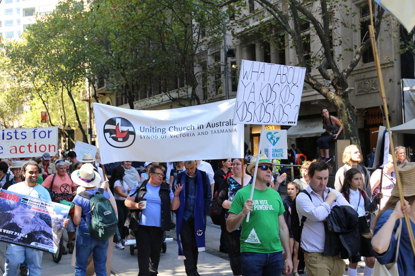 Picture of Uca marchers join climate class action in the page UCA marchers join climate class action