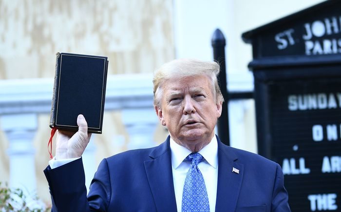 Picture of Trump e1591325470218 in the page Trump’s photo op with church and Bible was offensive, but not new