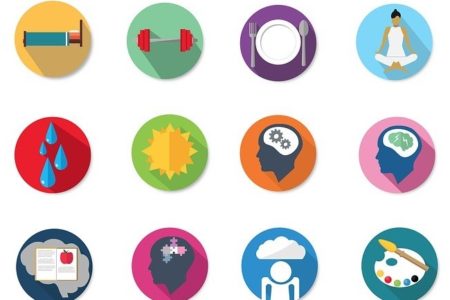 Picture of Mental health icons in the page Resources for mentally and emotionally challenging times