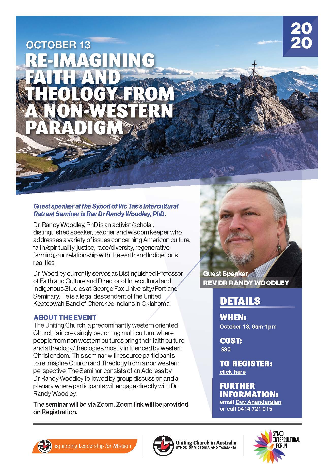Re imagining faith and theology from a non western paradigm flyer