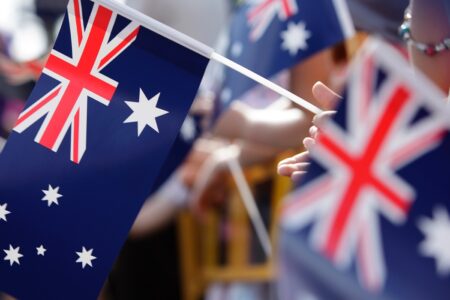 Picture of Australian flag in the page Honours for UC members