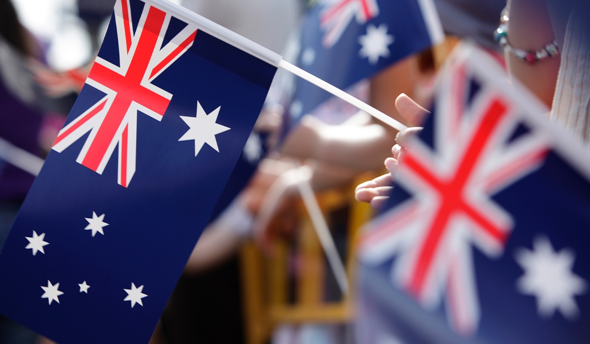 Picture of Australian flag in the page Honours for UC members