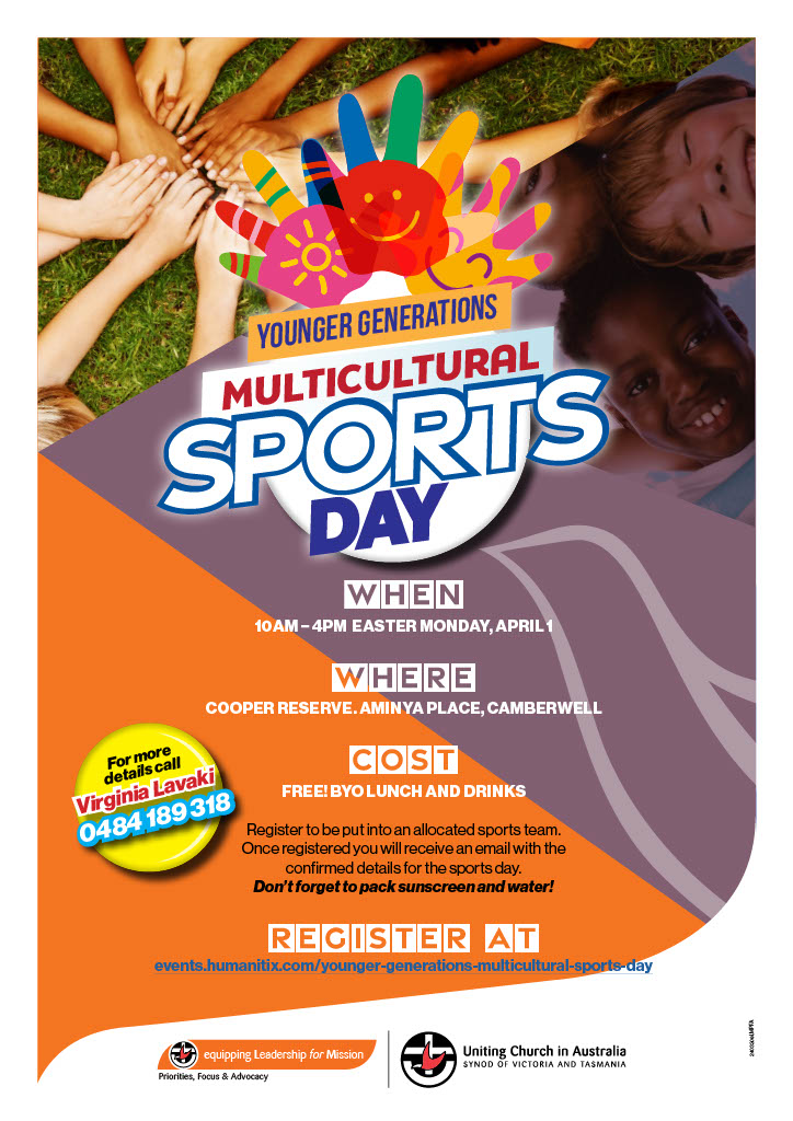 Picture of Flyer in the page Younger Generations Multicultural Sports Day