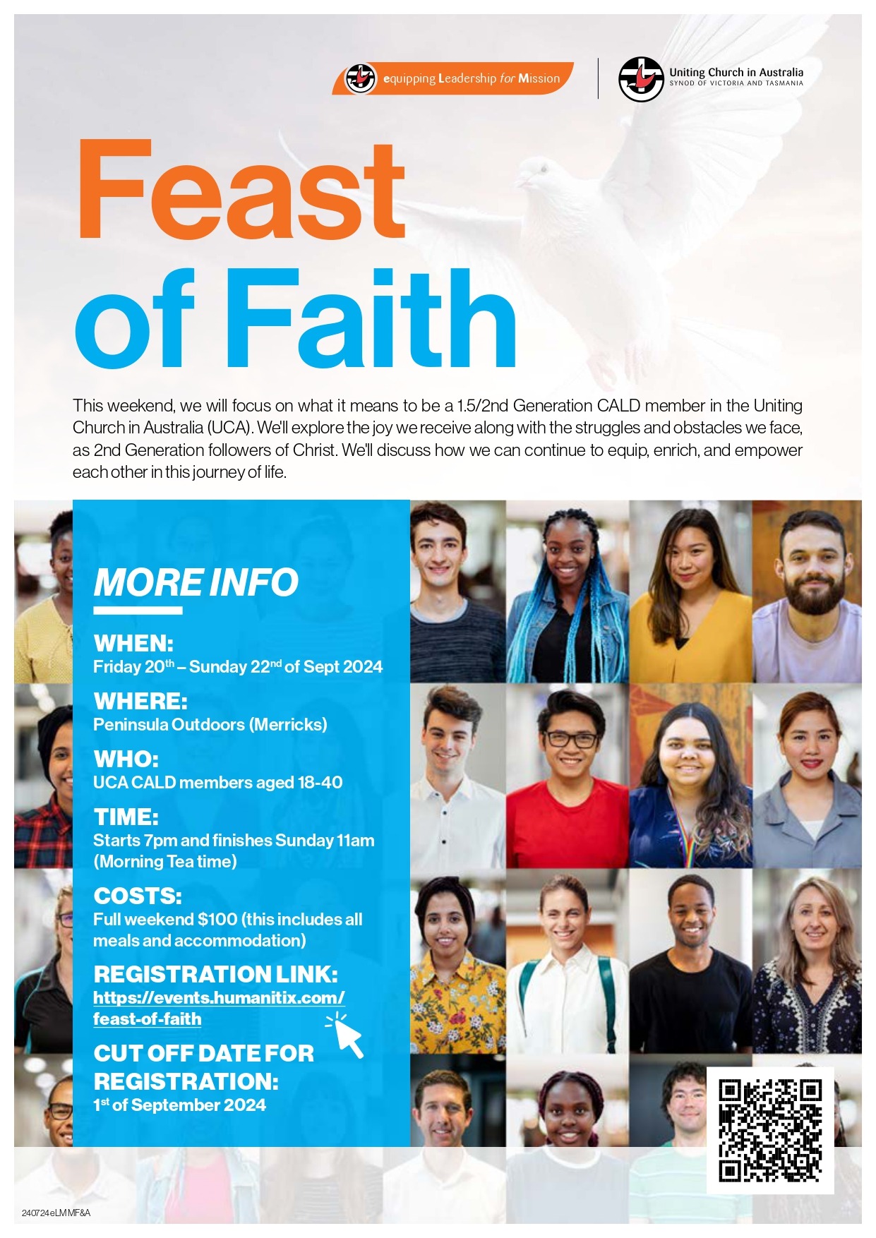 Picture of 240724 elm mf&a feast of faith flyer web page 0001 in the page Feast of Faith