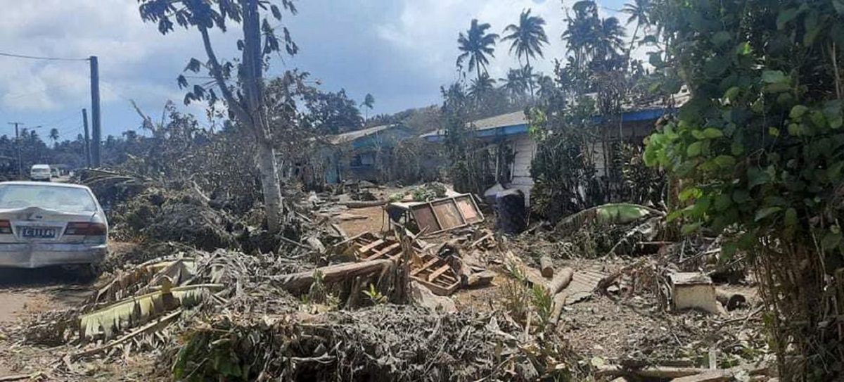 Picture of Tonga tsunami in the page Generosity reaches great heights