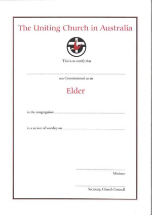 Picture of Certificate of elders in the page Certificate of Elders