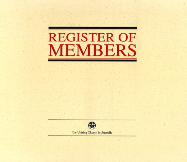 Picture of Register of members in the page Register of Membership