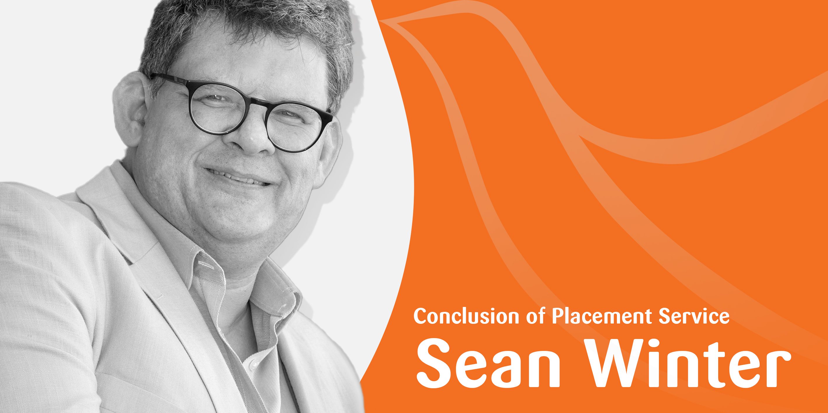 Picture of Sean banner in the page Conclusion of Placement service for Sean Winter