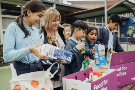 Picture of Georgiaverrells uniting foodforfamilies edit schools in the page Community service with Uniting Vic.Tas