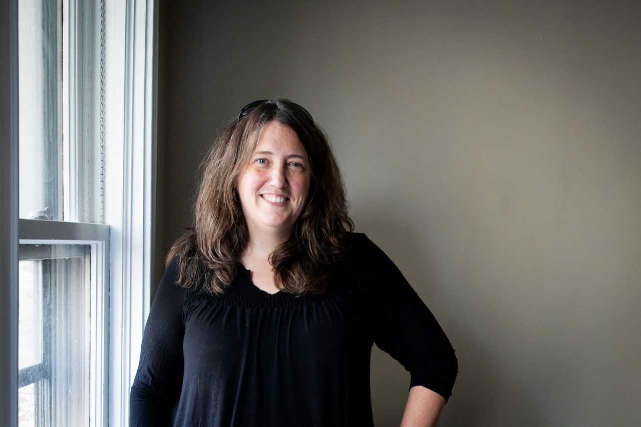 Picture of Kristel with radiator cropped in the page Northey Lecture - Dei Ex Machina: The Images of God in our Conceptions of AI