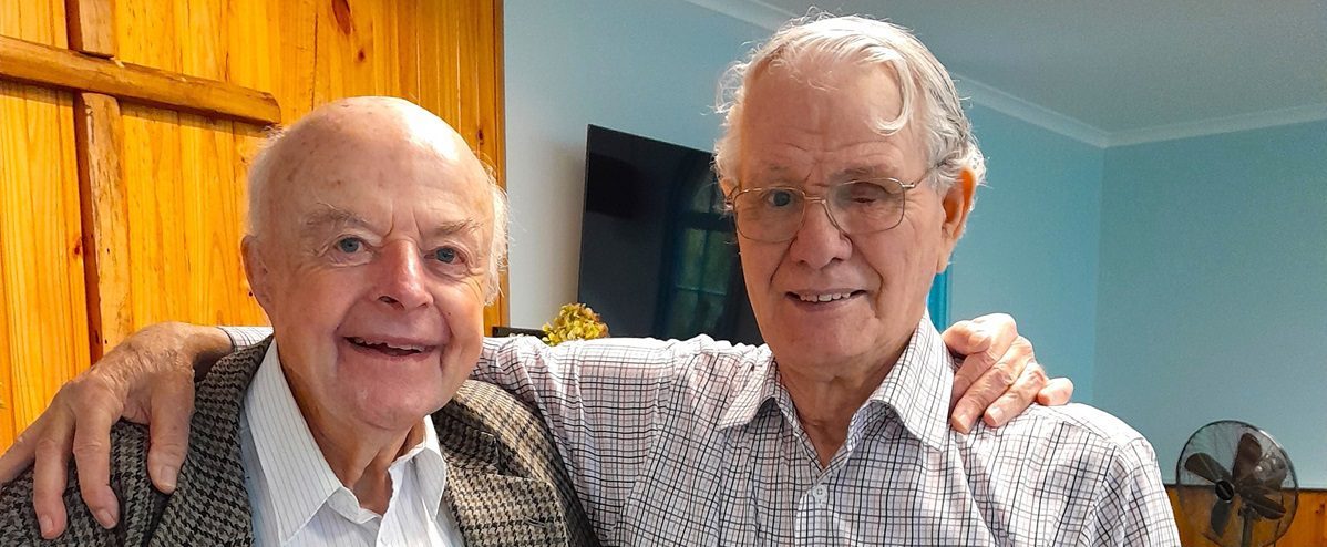Picture of Jim and peter e in the page Friends unite in faith