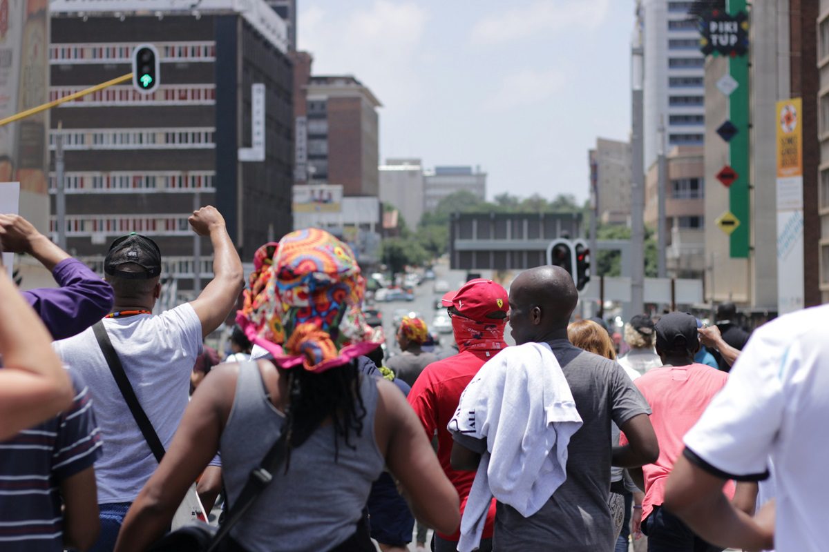 Picture of Protest image in the page Non-violence and change