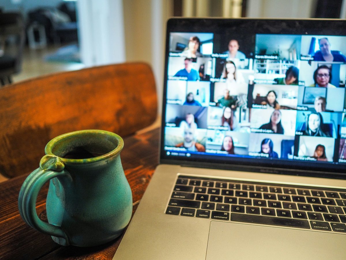 Picture of Zoom meeting in the page I wonder ...