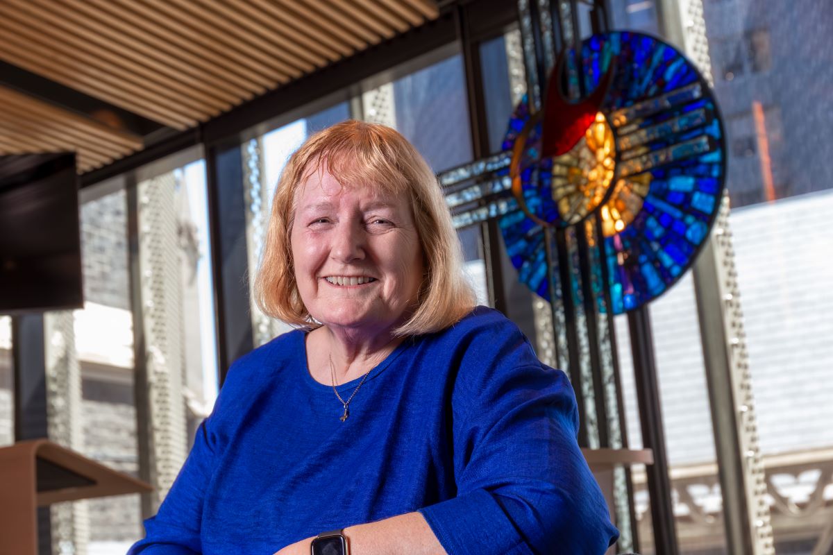 Picture of Sandy boyce one in the page Champion for social justice