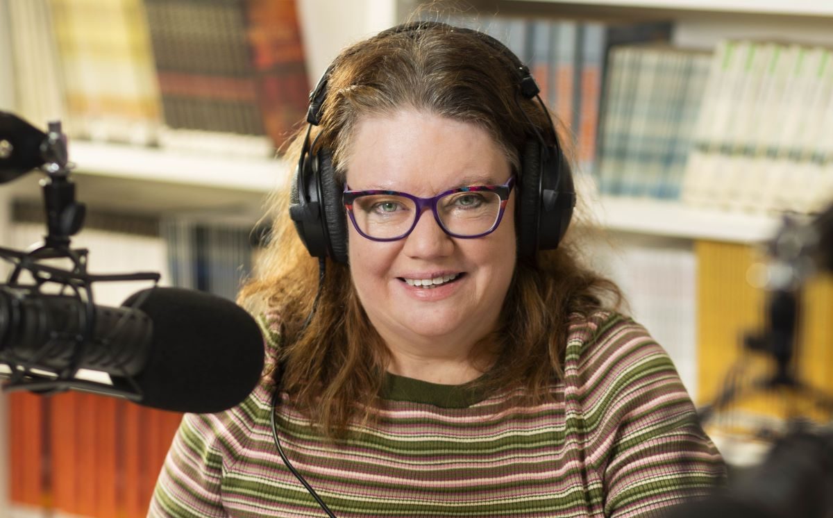Picture of Sandy one e in the page Faith placed in podcast
