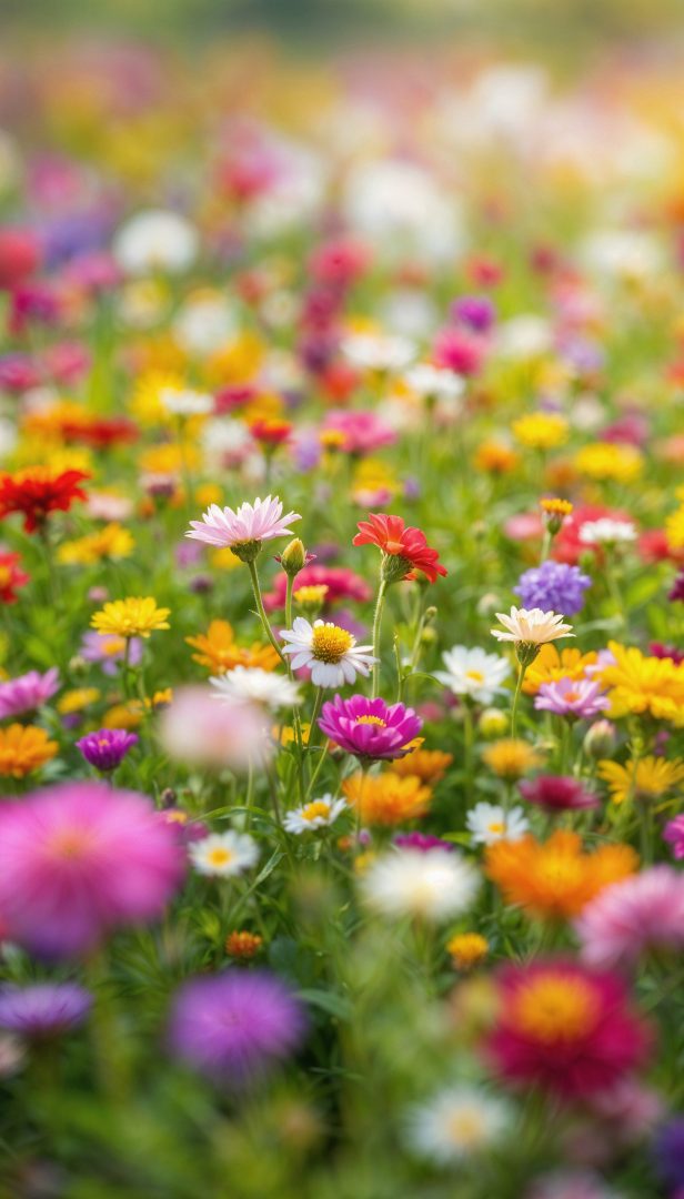 Picture of Colorful field flowers bloom in the page Seeing Possibility, Creating Connection