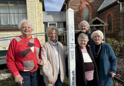 Picture of Peace pole beaconsfield two in the page Poles promote peace message