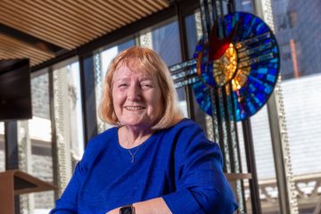 Picture of Sandy boyce one in the page Champion for social justice