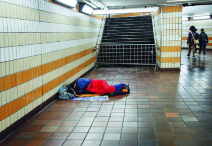 Homeless subway scaled